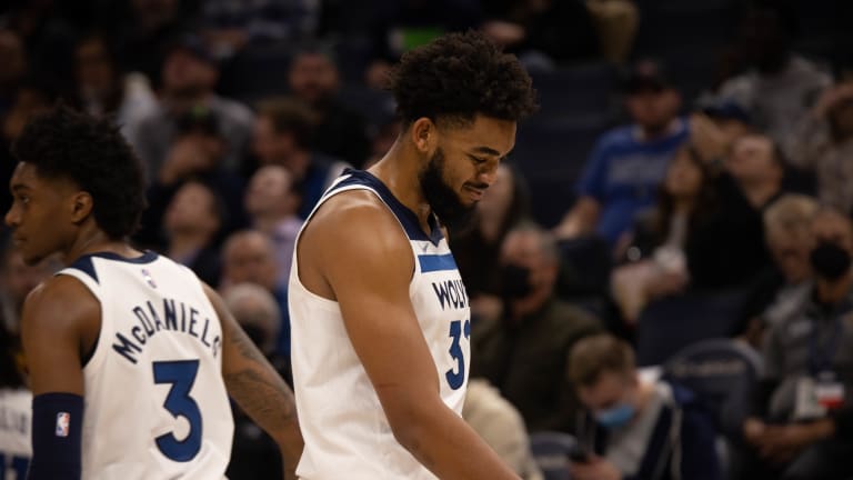 X-rays negative after Karl-Anthony Towns takes scary fall in Timberwolves loss to Wizards