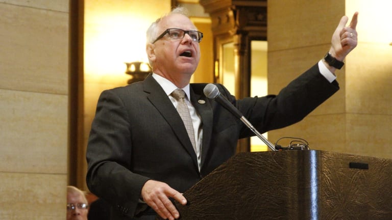 Overturning Roe v. Wade won't do a 'damn thing' to prevent abortions, Walz says