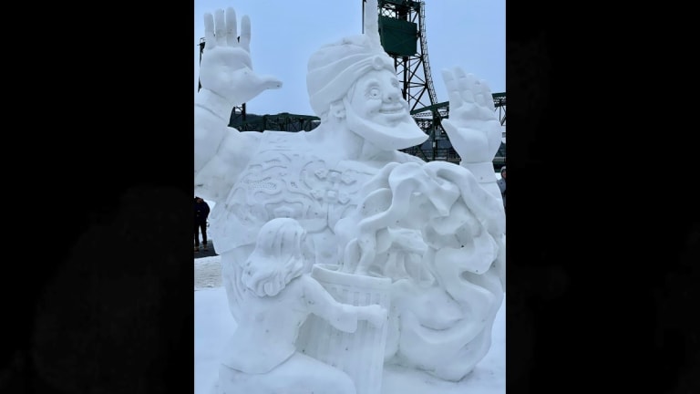 Photos: The winners of the World Snow Sculpting Championship in Stillwater