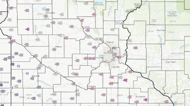 wind chills chart mn