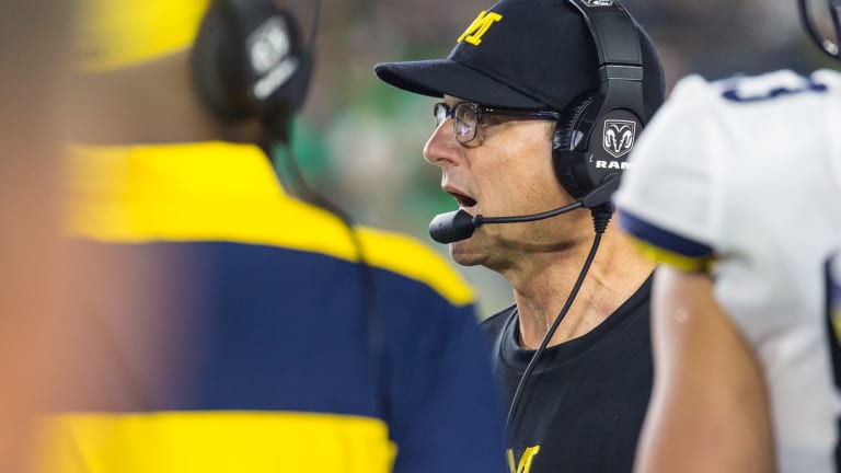 Report: Jim Harbaugh arriving in Minnesota on Wednesday