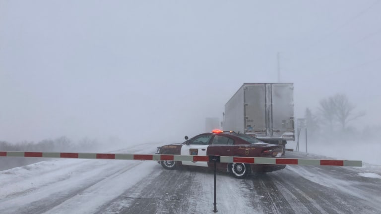 Highway closures stretch into the afternoon as NW Minnesota cleans up from blizzard