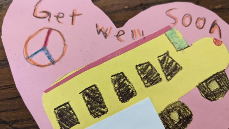 Students make cards, send well wishes to Minneapolis school bus driver shot in the head