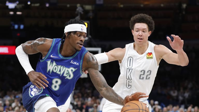 Timberwolves erupt without Ant, rout Thunder