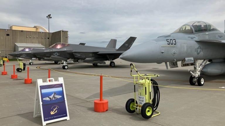 That loud roar over Minneapolis Thursday? Fighter jets from 'Top Gun' event