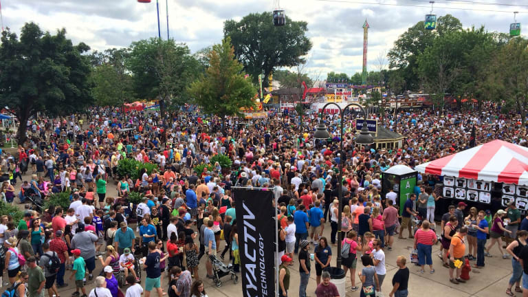 When is the least busy day to go to the Minnesota State Fair?