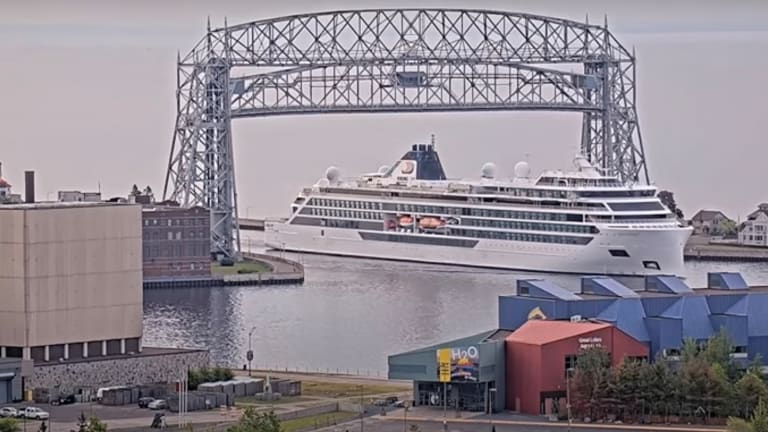 Watch: Viking Octantis cruise ship returns to Duluth harbor