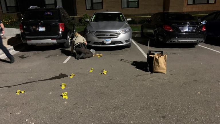 Over 100 shots fired in Twin Cities parking lot, no injuries reported