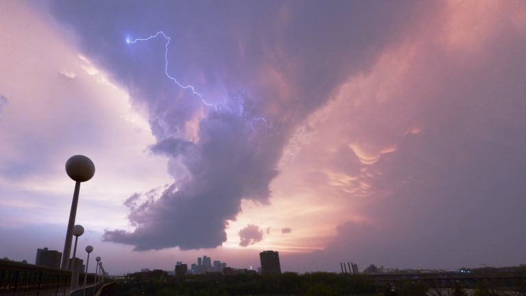 Tropical-like thunderstorms today in MN, Sunday storms could be severe
