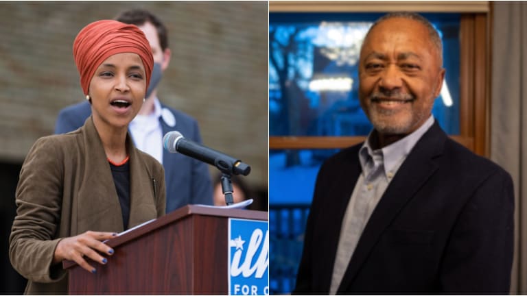 Rep. Ilhan Omar defeats Don Samuels in contentious primary