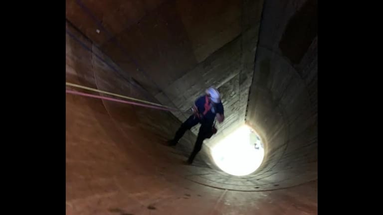 Crews rescue man stuck 85 feet down Minneapolis storm drain