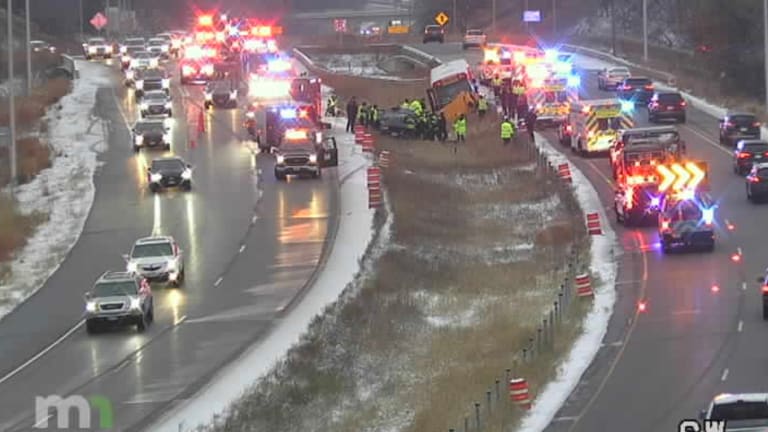 Fatal crash involving school bus on Hwy. 62 in southwest Twin Cities