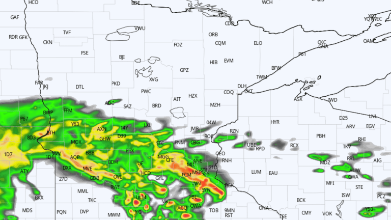 Here's what the future radar shows for Minnesota; 'a few robust' storms possible