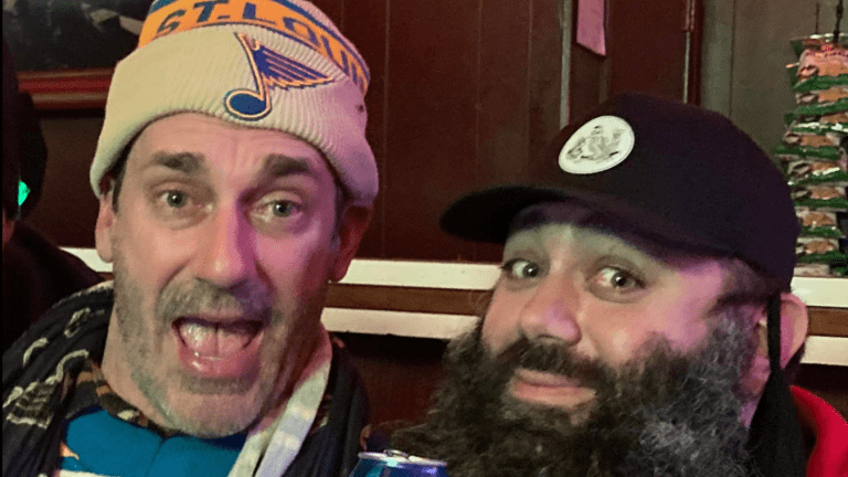 In town for the Winter Classic, Jon Hamm stopped in at three Minneapolis bars