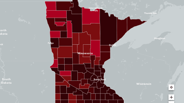 Here's where COVID-19 case rates are the highest in Minnesota