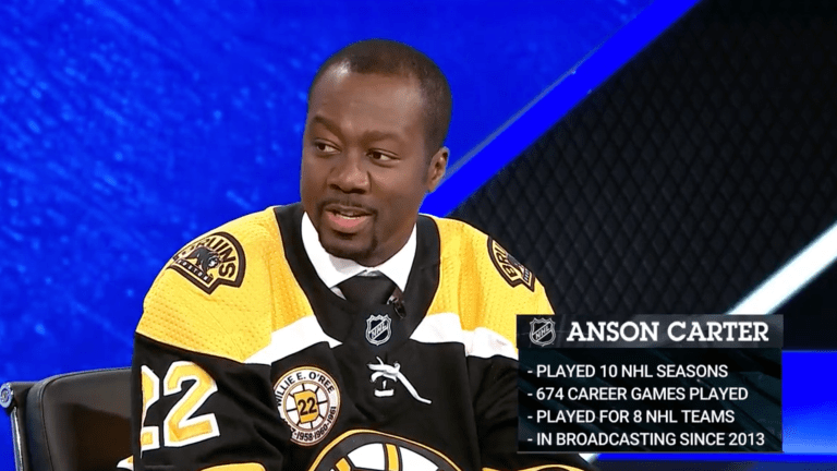 NHL on TNT analyst Anson Carter takes shot at Wild fans, reporters