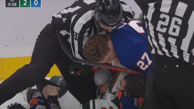 Matt Dumba still out with injury suffered in fight with Anders Lee