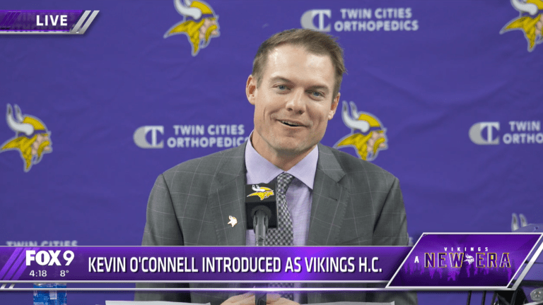 In first press conference, Vikings' Kevin O'Connell talks building a system around Kirk Cousins