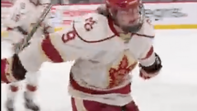 Watch: Maple Grove player breaks out 'The Griddy' at state tournament