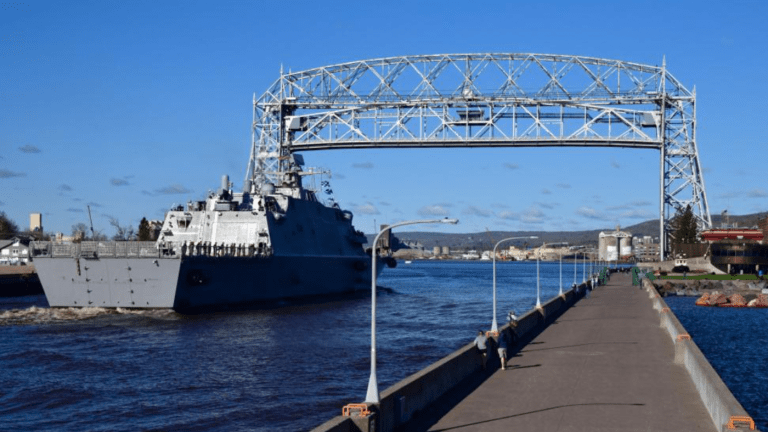 USS Minneapolis-St. Paul officially launched in Duluth ceremony