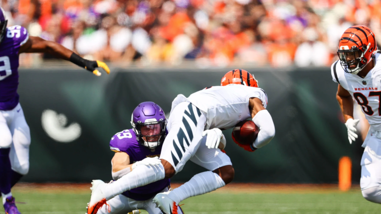 Vikings lose season-opener at Bengals in overtime, 27-24