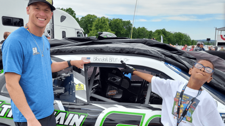 NASCAR driver Brandon Brown joins Cottage Grove boy in reclaiming 'Let's go Brandon' slogan