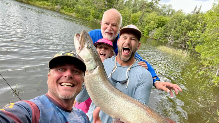 Watch: Daughter of NFL star Joe Thomas catches Lake of the Woods 'monster' muskie
