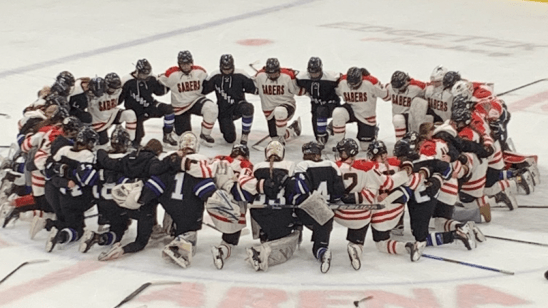 Shakopee girls hockey team honors Mikayla McCarvel on the ice - Bring ...