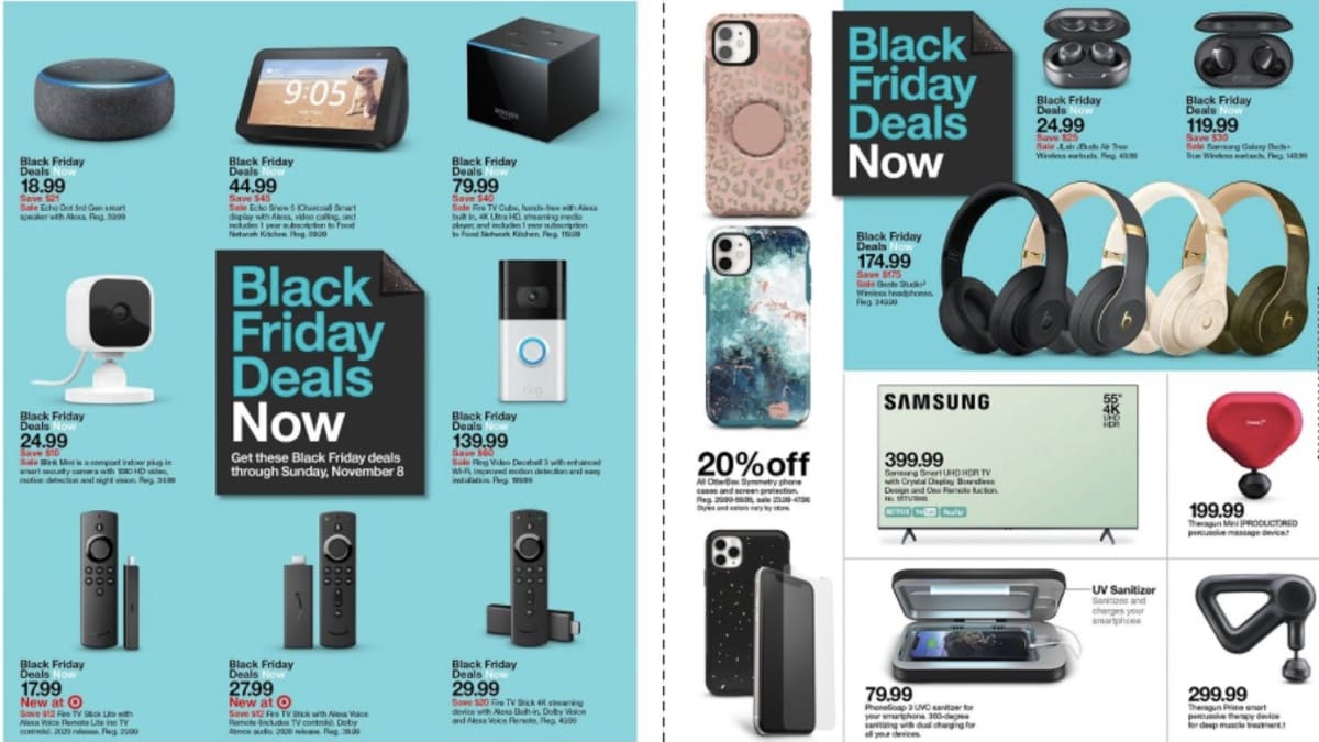 Target reveals its first Black Friday deals with month long