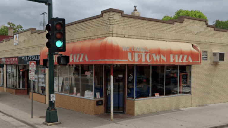 Uptown pizza shop