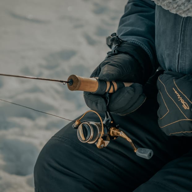 ice fishing close unsplash