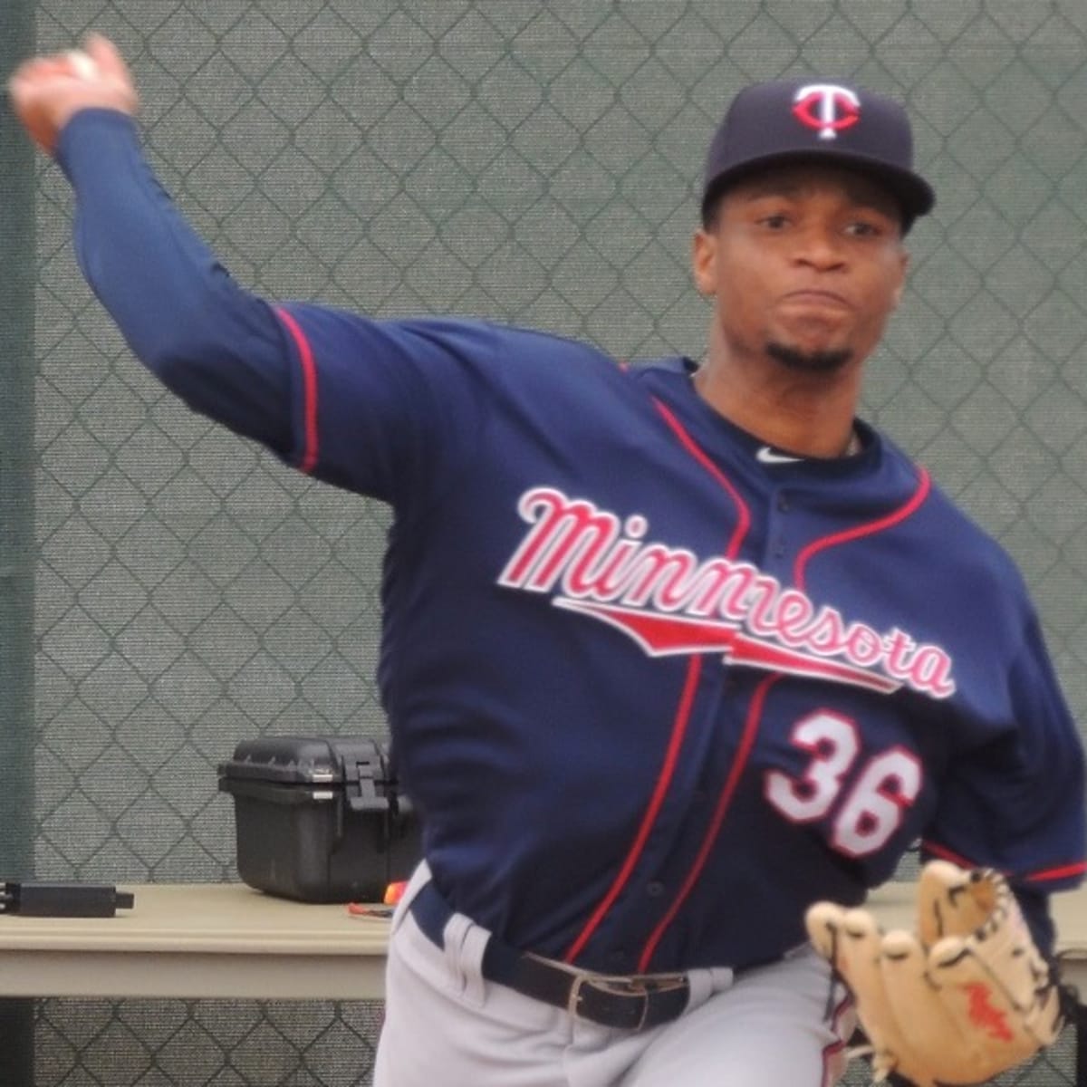 MINNEAPOLIS, MN - JULY 22: Minnesota Twins relief pitcher Jhoan