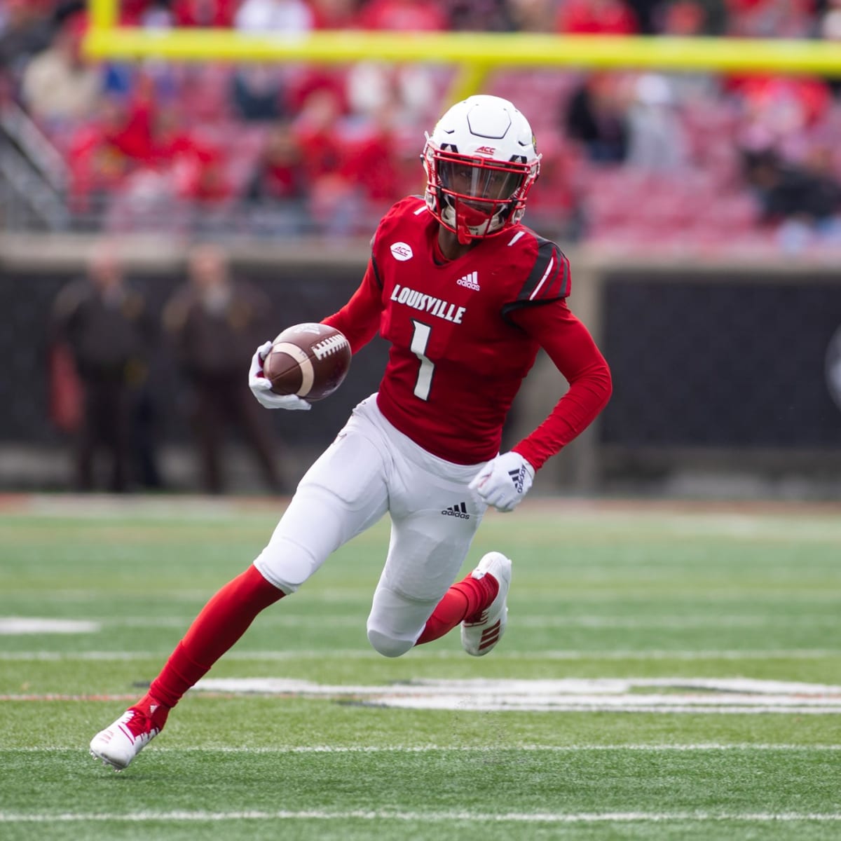 Louisville Cardinals Stuffed Bear in A Ball - Football