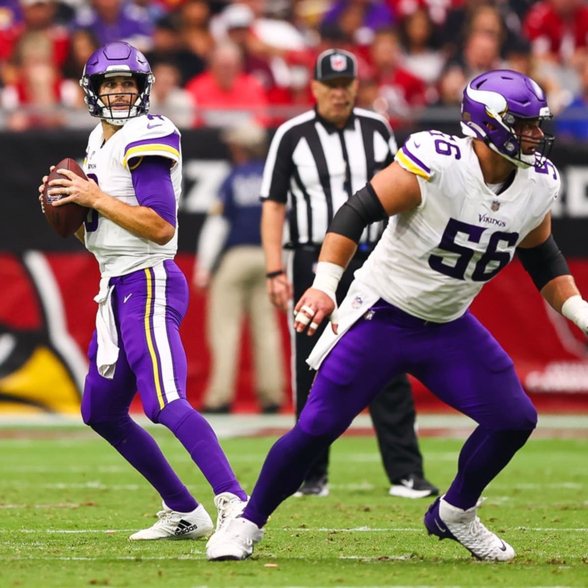 Vikings once again without starting center Garrett Bradbury