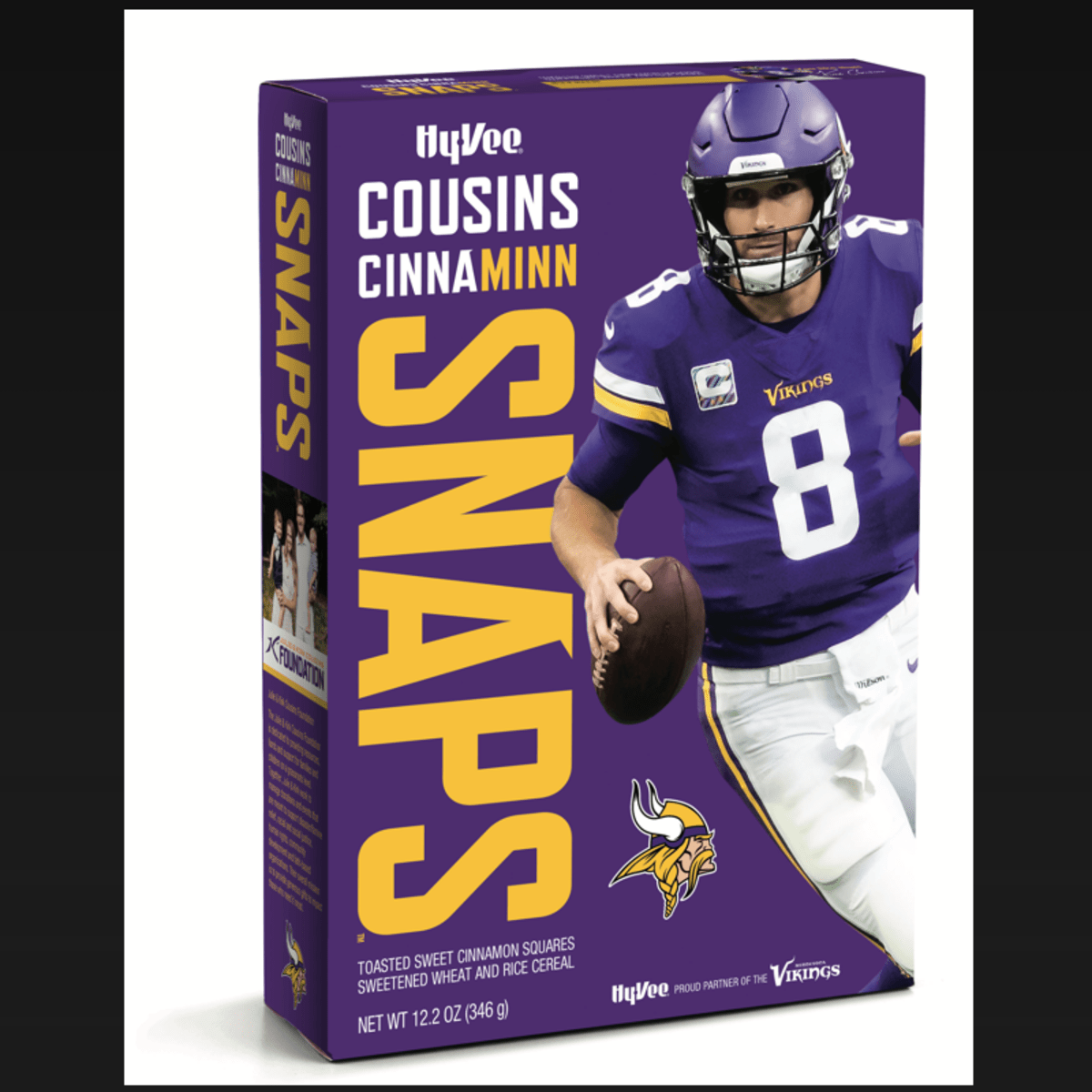 Hy-Vee Offers Kirk Cousins Cereal That's Intercepted From Your Spoon Before  You Can Take a Bite - The Nordly