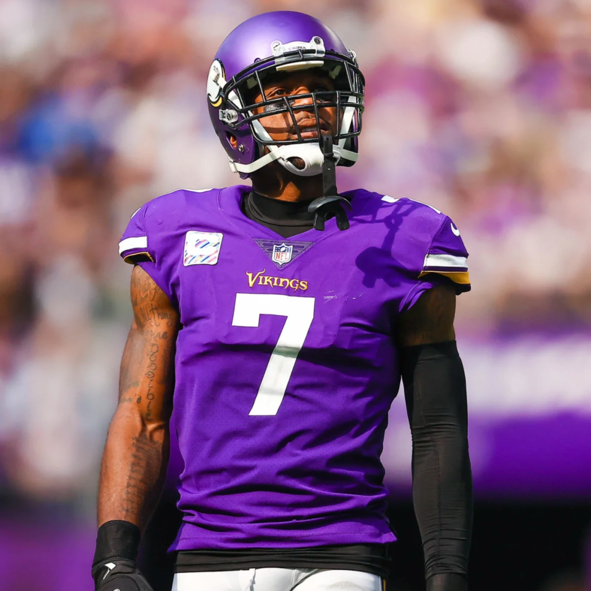 Minnesota Vikings cornerback Patrick Peterson (7) in action during an NFL  football game against the Chicago Bears, Sunday, Jan. 9, 2022 in  Minneapolis. Minnesota won 31-17. (AP Photo/Stacy Bengs Stock Photo - Alamy