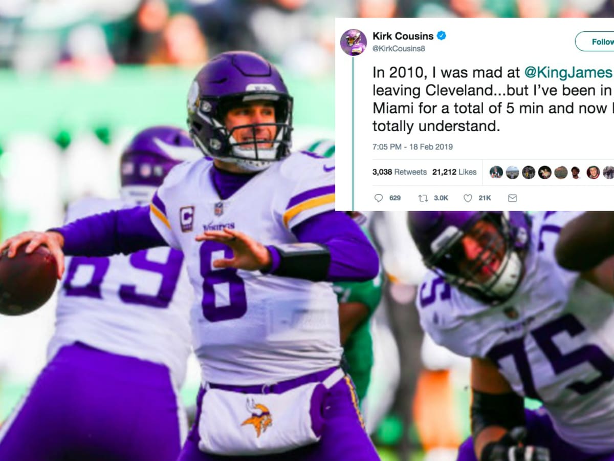 Vikings fans wearing No. 8 ponder the vaccination controversy involving Kirk  Cousins – Twin Cities