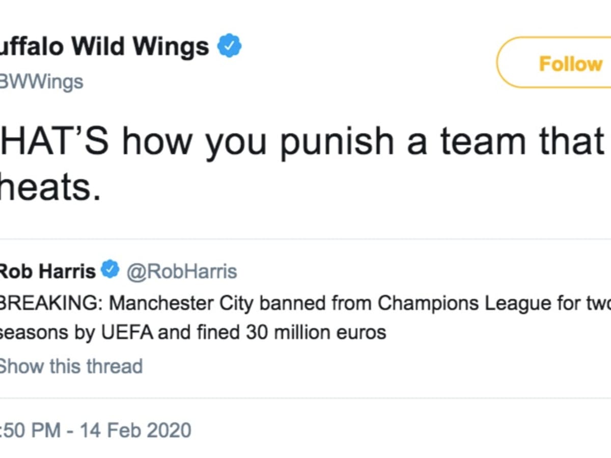 Buffalo Wild Wings gets roasted after Tweet aimed at the Astros