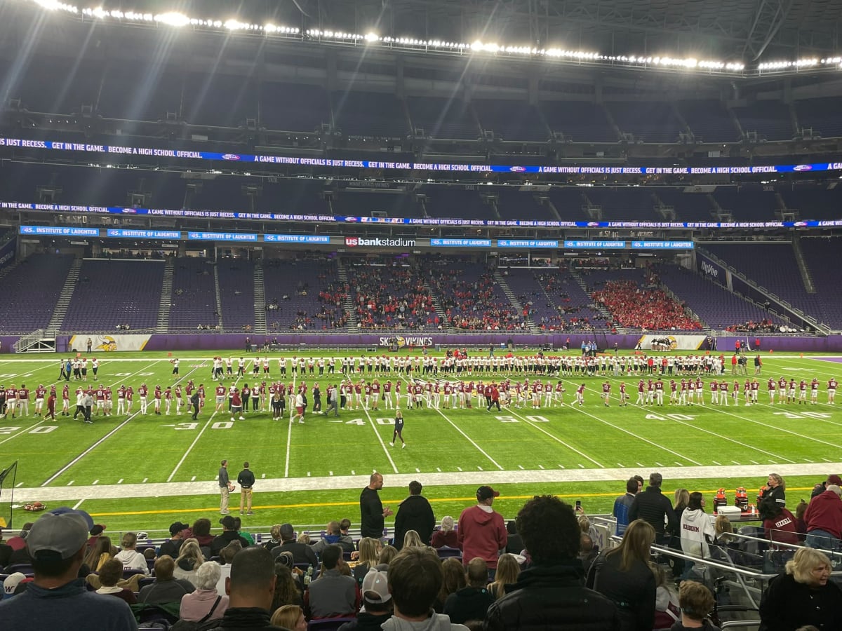 OTC youth football team plays at US Bank Stadium