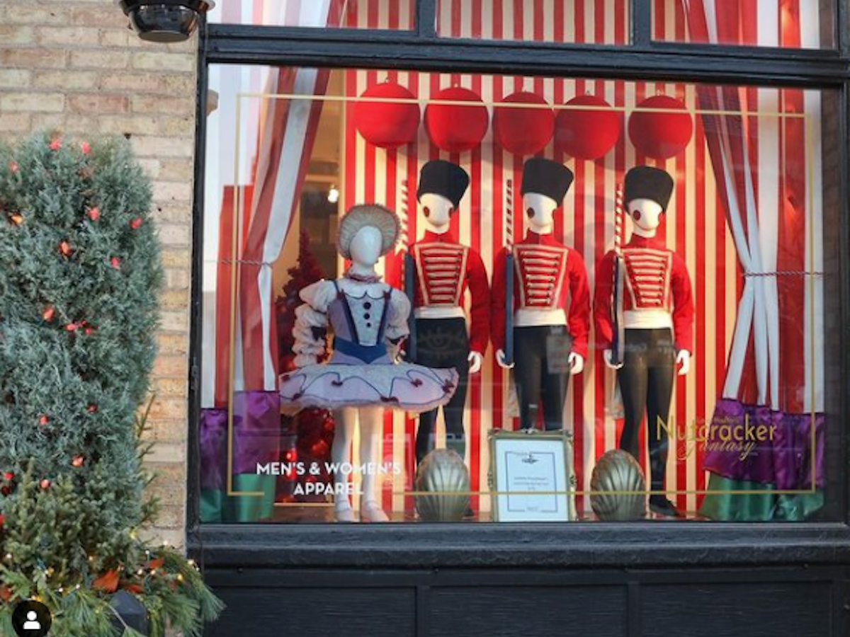 Rundle Mall Ups Christmas Decoration Game with Window Showcase