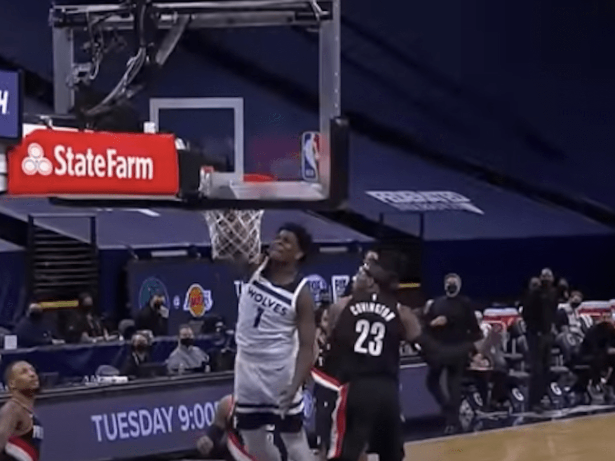 Minnesota Timberwolves: Anthony Edwards 2021 Dunk Poster - Officially