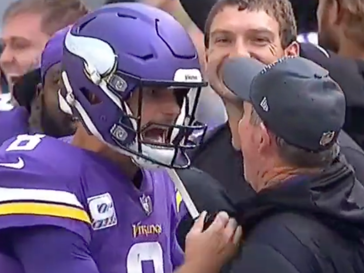 Watch Kirk Cousins Celebrating On Plane After Vikings Win