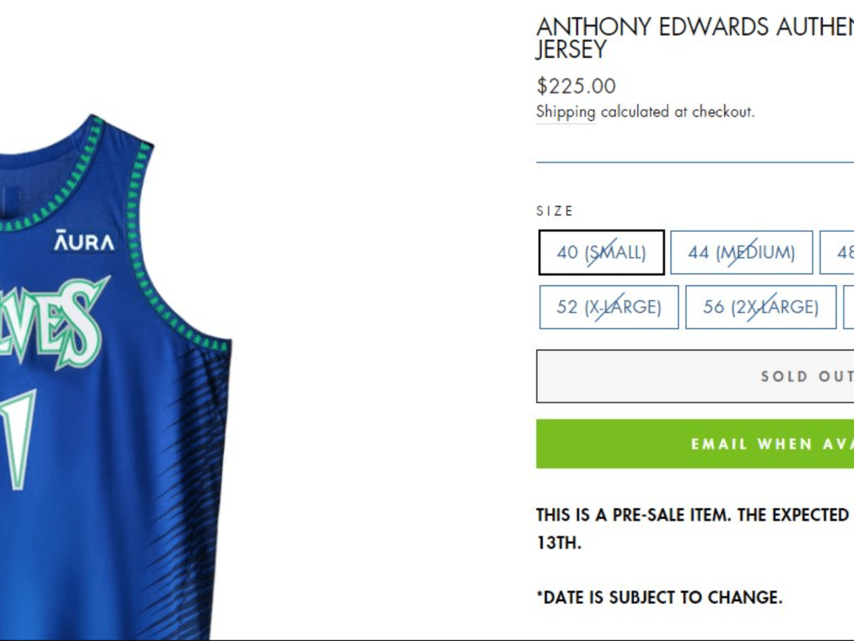 anthony edwards city edition jersey