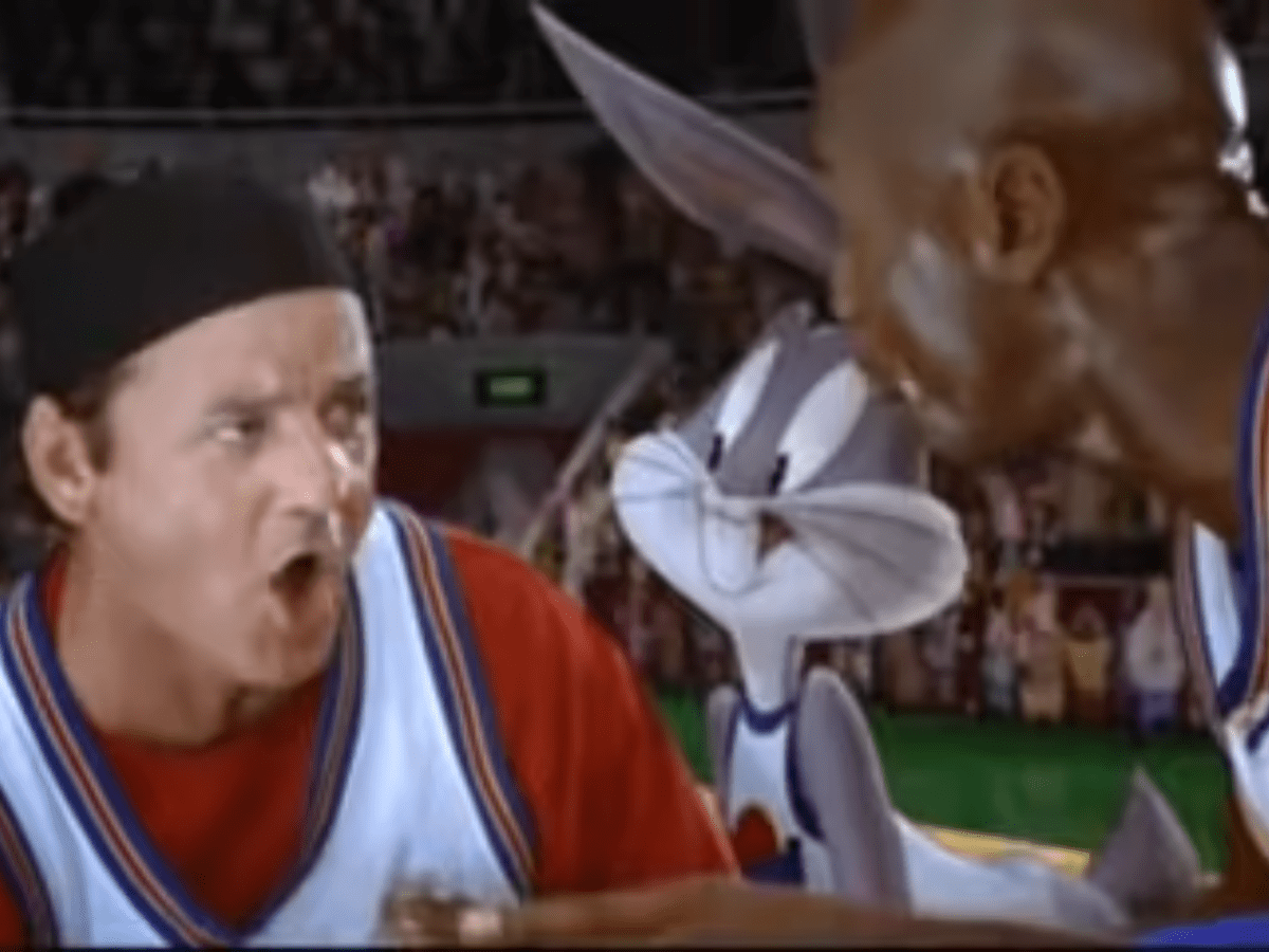 In Space Jam, Bill Murray wears a St. Paul Saints baseball hat