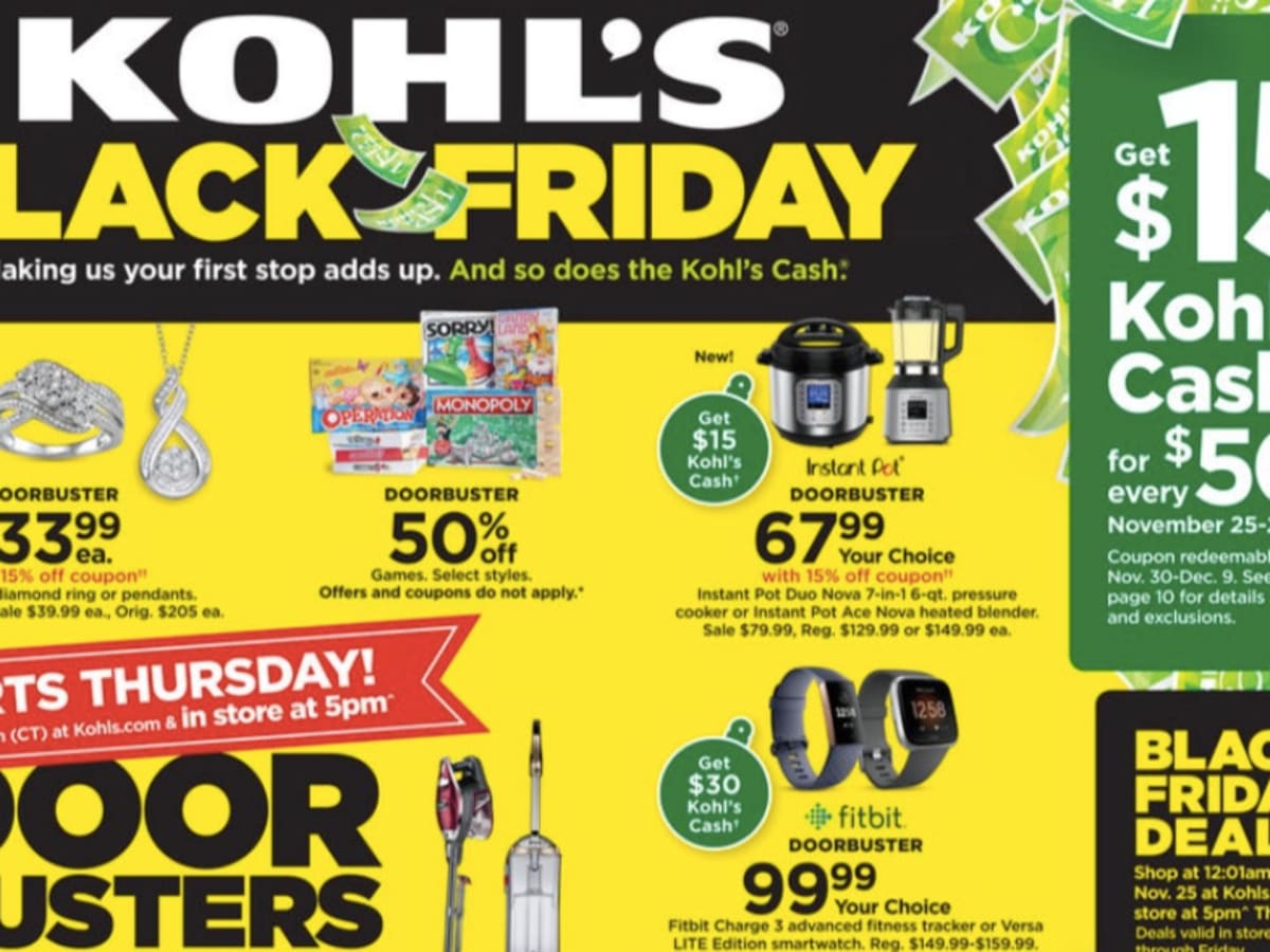 Instant pot kohl's black hot sale friday