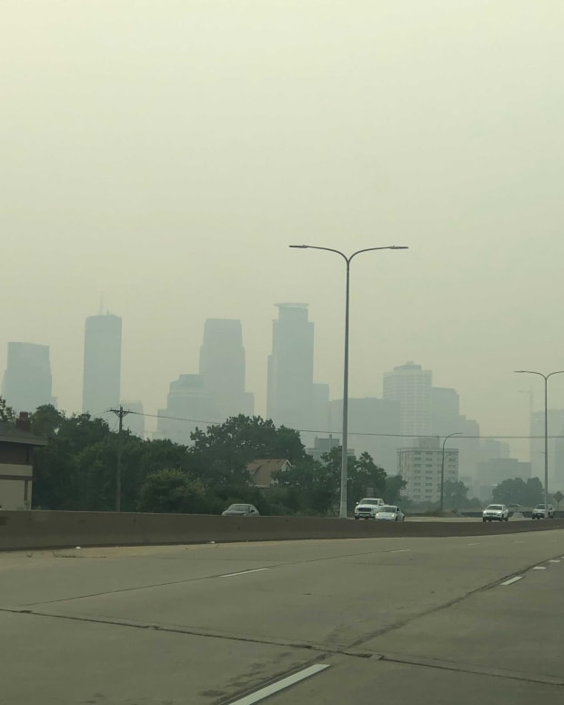 Smoke and haze Minneapolis
