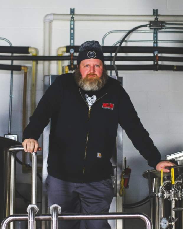 Tom Berg of Falling Knife Brewing Company.