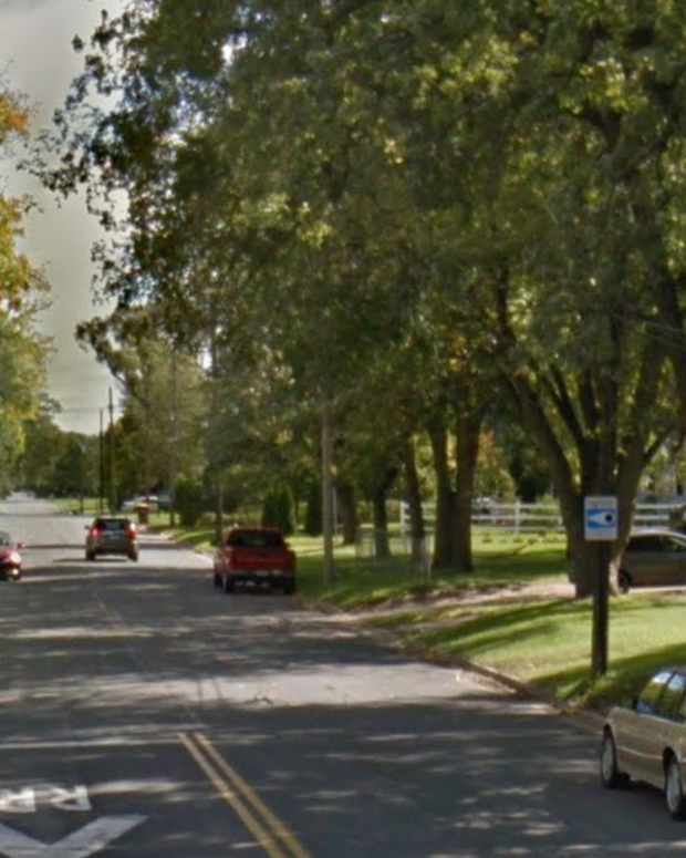 A look down the street on the 200 block of 92nd Street West in Bloomington.