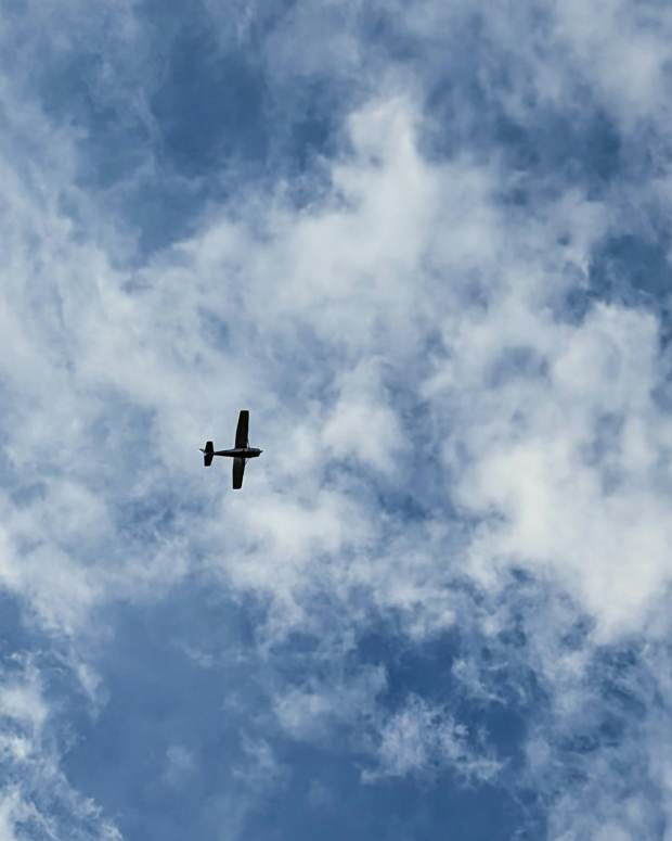 Small Plane in sky