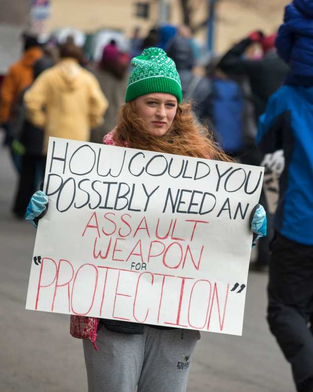 Gun protest